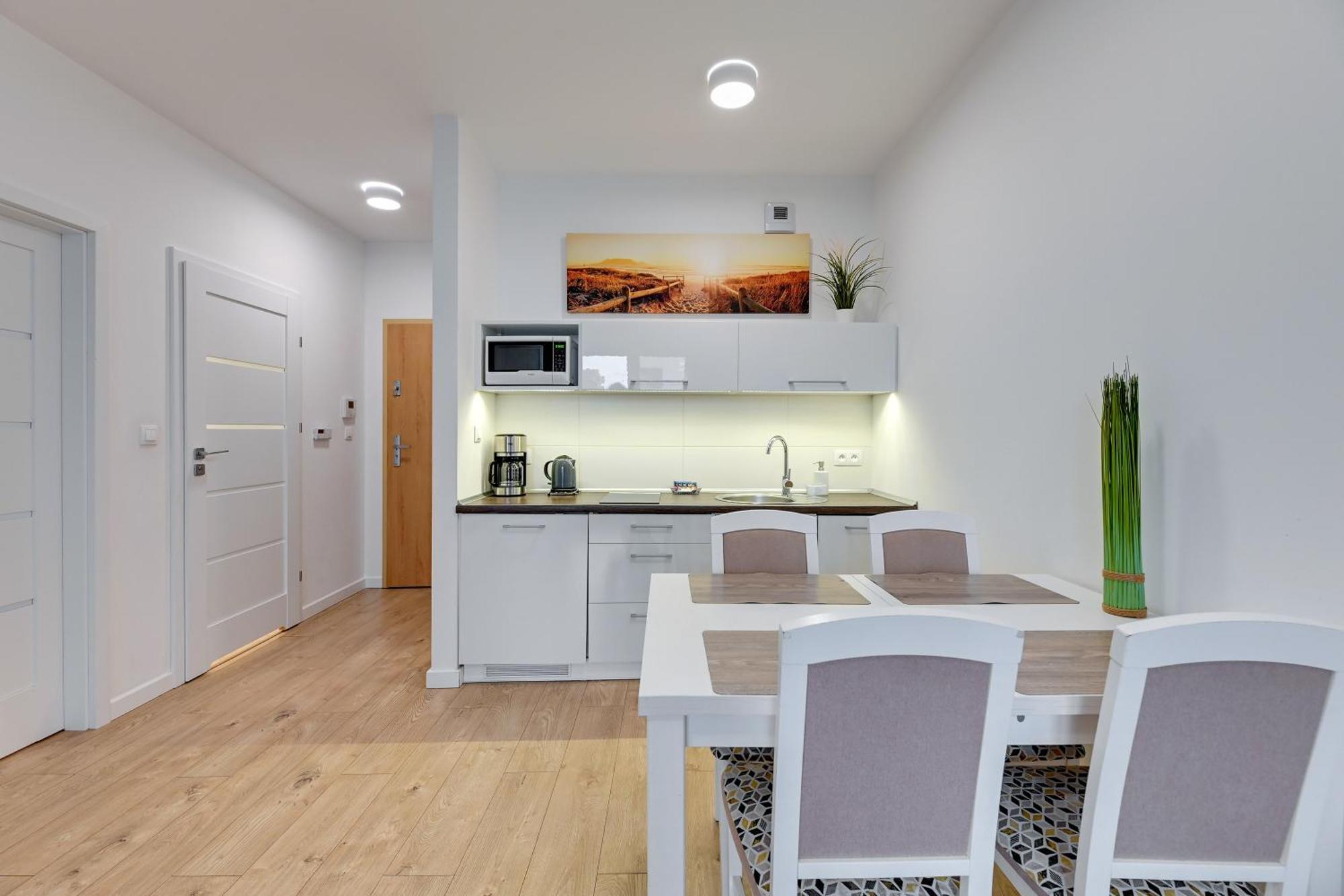 Apartament Nadmorskie Spektrum & Parking Гданьск Экстерьер фото