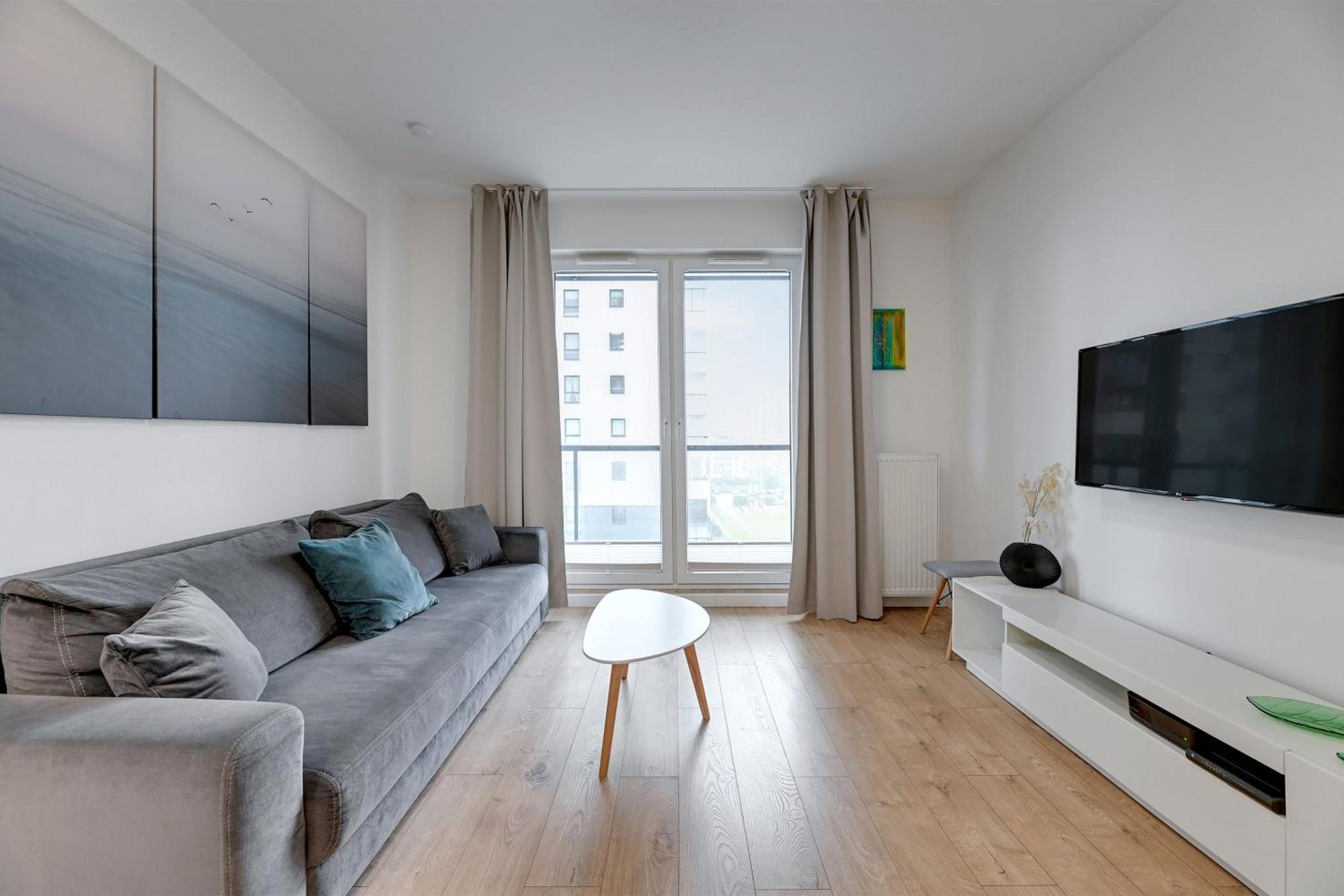 Apartament Nadmorskie Spektrum & Parking Гданьск Экстерьер фото