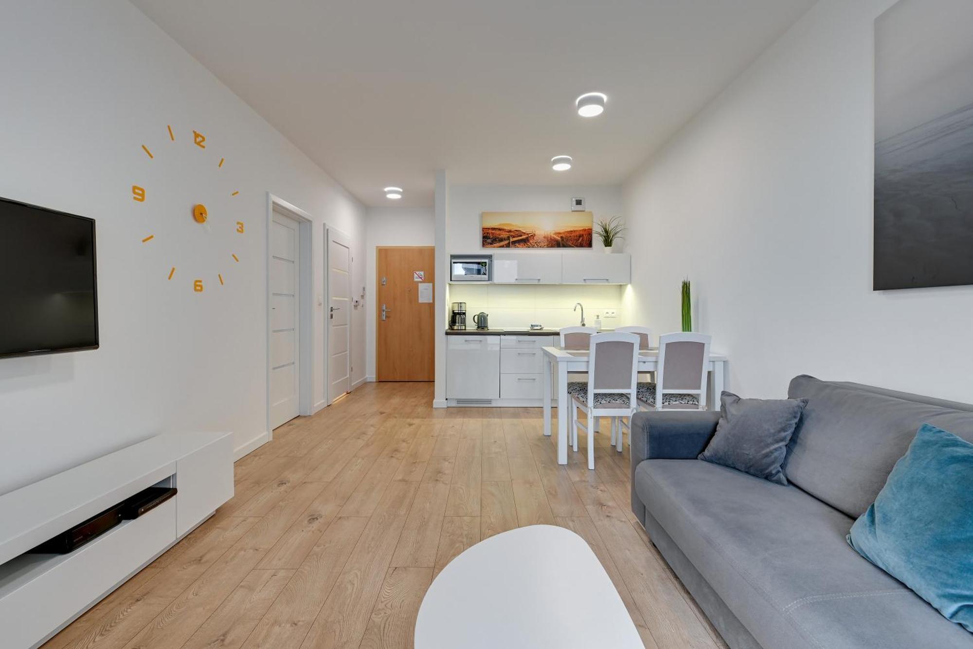 Apartament Nadmorskie Spektrum & Parking Гданьск Экстерьер фото