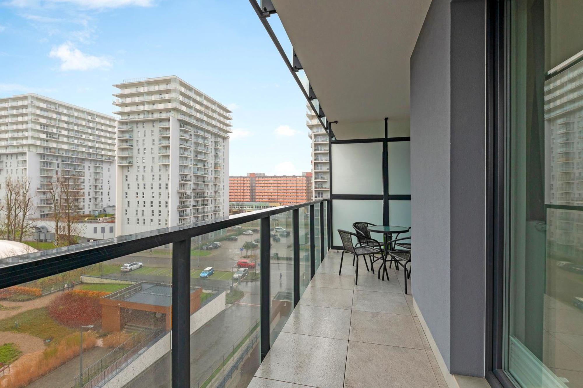 Apartament Nadmorskie Spektrum & Parking Гданьск Экстерьер фото