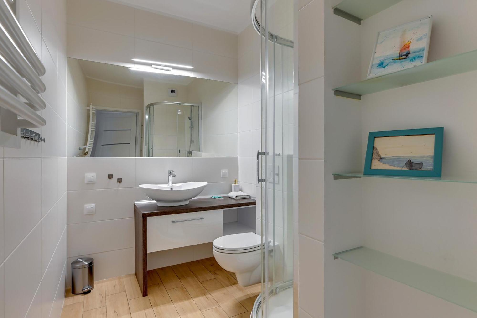 Apartament Nadmorskie Spektrum & Parking Гданьск Экстерьер фото
