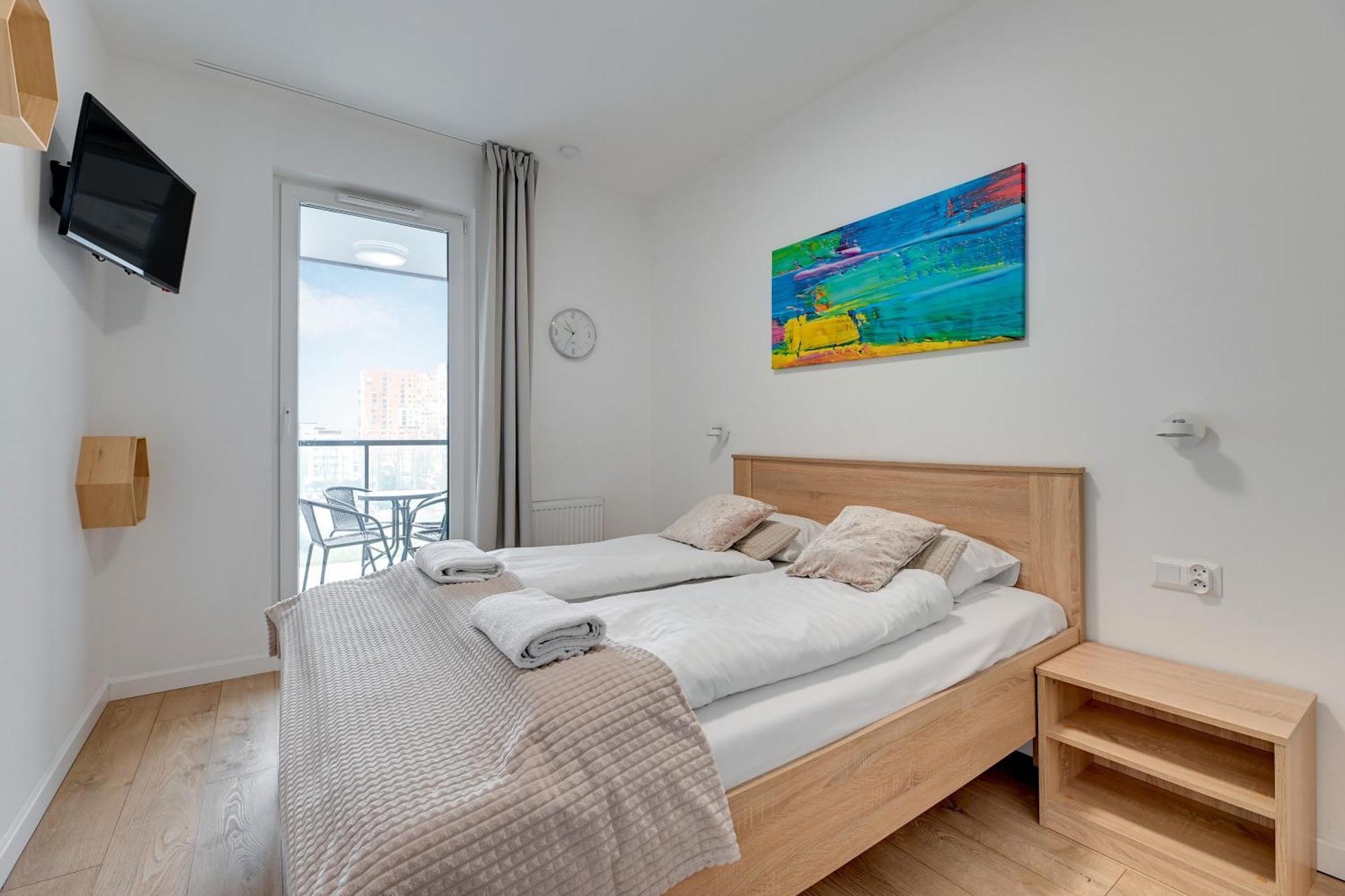 Apartament Nadmorskie Spektrum & Parking Гданьск Экстерьер фото